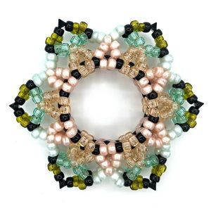 🏵🍉”Starfruit” Kandi Cuff